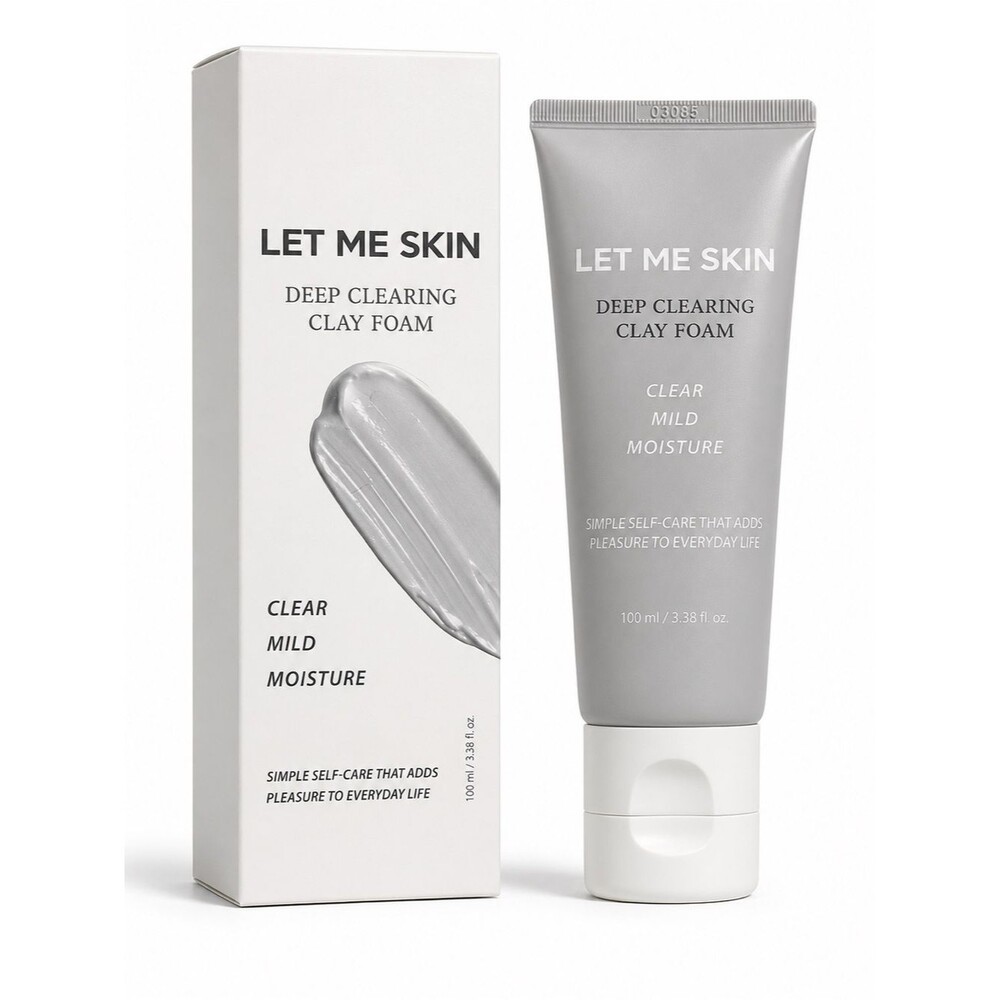 LET ME SKIN Deep Clearing Clay Foam